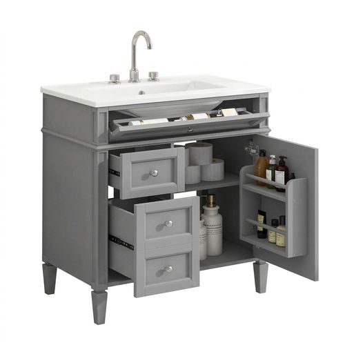 Virubi 30" Bathroom Vanity with Sink