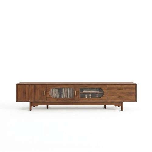 Virubi Mid-Century Modern TV Stand for 75–85'' TVs