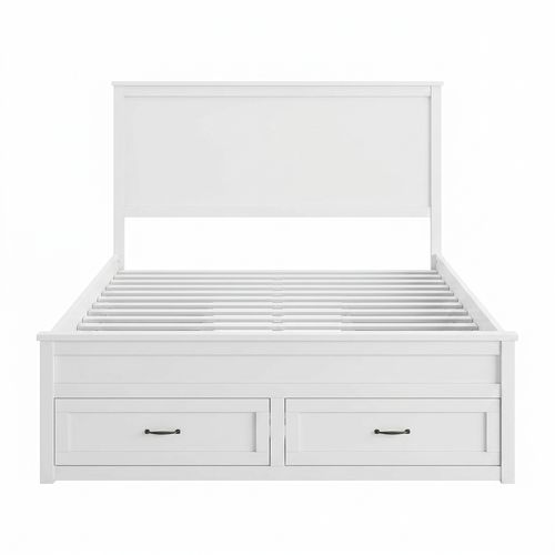 Virubi Queen Platform Bed Frame with Storage