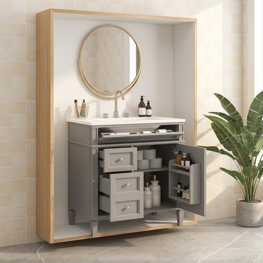 Virubi 30" Bathroom Vanity with Sink